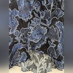 Parker  Women's Knee Length, Drew Skirt marine safari sz10 ruffle flower print Photo 2