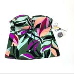 Hula Honey  OLIVE Tropics Print Tankini Swim Top Photo 4