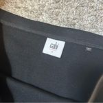 CAbi Black Ponte Flare Knee Length Skirt SIZE 2 Photo 5