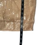 Milly NWT Adley Gold Sequin Pencil Skirt MEDIUM Photo 7