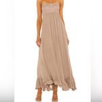 Free People Adella Corset dress in Taupe size Small NWT Photo 6