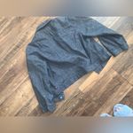 Polo jeans dark denim jean light weight cropped jacket $120 classic boho spring Blue Size M Photo 5