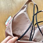 Puma Low Support Ribbed Seamless Bra, Bark/Blush Pink, Size Medium Photo 11