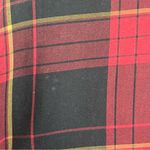 Belle Vere Sz M Plaid Frayed High Low Button Up Top Studded Waist Red Black Photo 9