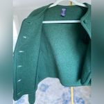 Lands' End 100% Wool  Cardigan Blazer Scandi Structured Dark Academia Winter Fall Photo 5