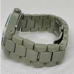 Isaac Mizrahi Isaac Mizrah Live! Ceramic green women watch 35mm floral bezel size 6” running Photo 3