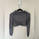 Gymshark  ADAPT MARL SEAMLESS LONG SLEEVE CROP TOP Size L Athletic Photo 4