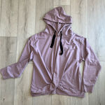 Aaron & Amber Women’s Purple Twist Front Hoodie Size M Size M Photo 0