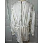 ALLSAINTS NWT Harlow Utility Cotton Denim Dress White Long Sleeve Mini Size 2 Photo 4