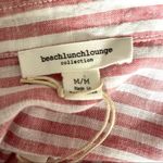 Beach Lunch Lounge Spencer pink and white button down shirt Photo 12