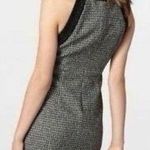 Mcginn Dress 6 Wool Silk Blend Black White Sheath Pearl Tweed Lined Worn Tv Show Photo 1