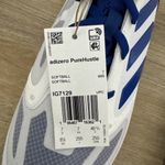 Adidas  Sneaker Women 8.5 White/Team Royal Blue Adizero Purehustle 3 Elite Soccer Photo 9