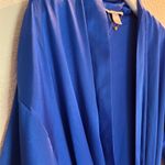 Victoria's Secret  Royal Blue Satin Robe size Women’s  M/L Photo 3