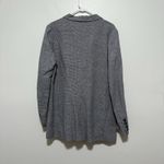 Reformation  Houndstooth Linen Oversized One Button Blazer Size Large Photo 3