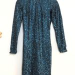 Dress the Population  Lola Sequin Scoop Back Long Sleeve Mini Dress Photo 3