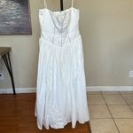 House Of CB  'Ysabella' White Cotton Maxi‎ Sundress NWOT size L Photo 5
