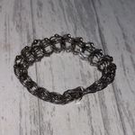 Sterling Silver Interlocking Chain Bracelet Photo 1