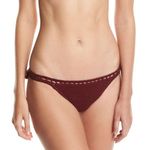 SUBOO Castaway Crochet Bottom in Burgundy nwot Size L Photo 0