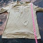 Lauren Ralph Lauren Green Button Blouse Longsleeve S Y2K Preppy Minimal Slim Fit Photo 11