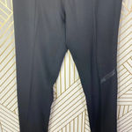 Bally Leather Accent Black Dress Pants Size US 8 Photo 4