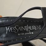 Vintage Yves Saint Laurent Black Stiletto Heels Size 37.5 Photo 5