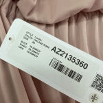 Azazie Bridesmaid Landry Maxi Dress Vintage Rose Size A8 New With Tags Size 8 Photo 8