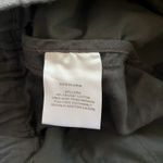 Quince Cotton Linen Twill Pull On shorts Elastic Waist, Pockets Sz L Gray Size L Photo 3