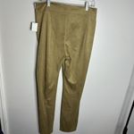 Good American Women's NEW Size 4 Suede Classic Pant Caramel High Rise Business Photo 5