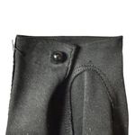 Elvette Royal by dawnelle black thin wrist length gloves button closure 7 1/2 Photo 2