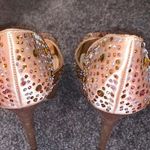 ALDO Rose Gold Rhinestone Platform Heels Photo 7