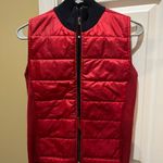 Tommy Hilfiger Women’s Vintage Red Quilted Puffer Vest Photo 1