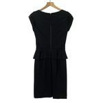 Rebecca Taylor  Peplum Sheath Dress - Black - 4 Photo 7