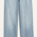 Old Navy  Womens Blue Extra High Rise Sky-Hi Wide Leg Jeans 22 Photo 0