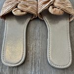 Womens Gold Twist Sandals Photo 3