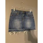 Forever 21  Contemporary Skirt Zip Fly Denim Jean Cut Off Mini Medium NWOT Photo 1
