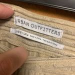 Urban Outfitters  Chic Ribbed Wide-Leg Pants in Beige Photo 2