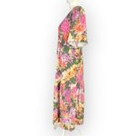 Nobody's Child Clementine Midi Dress Women's Size 10 Multi Color Floral Photo 3