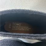 Toms  Leila Black and Gray Suede Ankle Booties Size 6.5 Photo 5