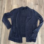 Talbots Deep Blue Open Front Cardigan Photo 5
