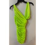 House Of CB  Adrie Neon Green Mini Dress - Size XS Photo 3