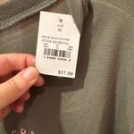 Zoe & Liv  Green Long Sleeve Shirt with Stripes Keep Dreaming Small NWT Photo 3