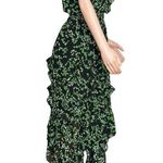 MISA Los Angeles  Dakota Midi Dress, Green Mini Blooms, XS Photo 9