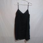 Old Navy Black Gauzy Cotton Sleeveless Dress Lightweight Beach Cover Up Size L Photo 4