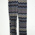 Urban Outfitters Women Abstract Multi Color Zig Zag Flare Pull On Pant XS Photo 0