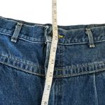Lee Vtg 80s Womens Tapered Leg Paperbag Mom Jeans Dark Blue 20W Measures 34x28 Photo 7