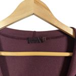 Vintage Y2K Omgirl Velvet Hooded Long Sleeve Top Burgundy Size Small Red Photo 3