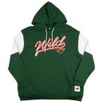 NHL Minnesota Wild Women's Fleece Hooded Sweatshirt in Dark Green, Large Green Photo 0
