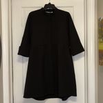 Tuckernuck  Black Stretch Crepe Royal Shirt Dress Photo 1