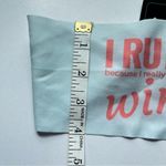 NEW BondiBand Running Athletic Blue Headband I Run Because I Really Like to Run Green Photo 5