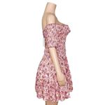 Poupette St. Barth Soledad Mini Dress, Pink Dalia, Medium Photo 4